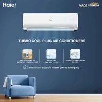 Haier 1.5 Ton 2 Star Fixed Speed Split AC Copper, Antibacterial Filter, HSU18T-TQS2BE-FS (White)