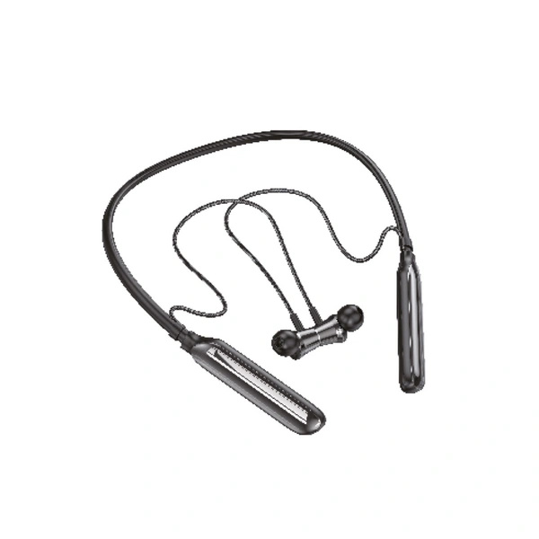 SOROO Bluetooth Wireless Neckband with voice changer neckband I Band-18 - Black