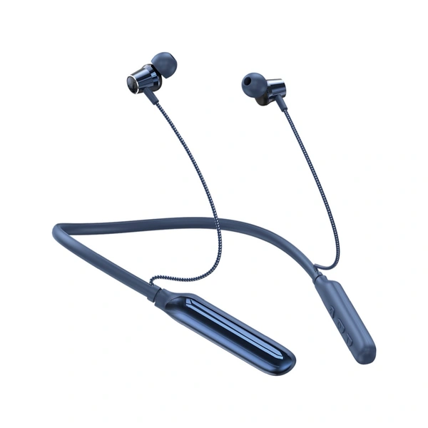 SOROO Bluetooth Wireless Neckband with voice changer neckband I Band-18 - Blue