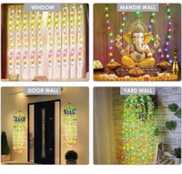 PROFITKART  200 LEDs 3 m Multicolor Flickering, Steady Leaf Rice Lights (Pack of 1)