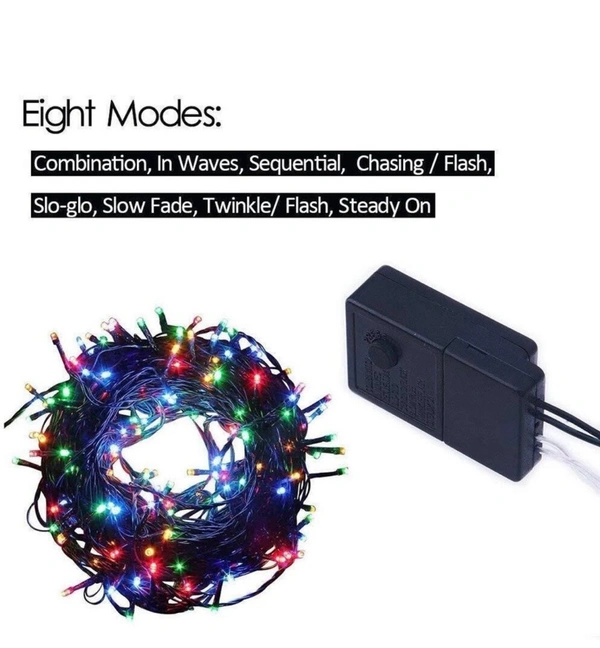 PROFITKART  40 LEDs 10 m Multicolor Color Changing String Rice Lights (Pack of 1)
