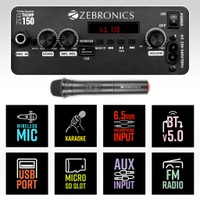 ZEBRONICS  Zeb Thump 150 - Black