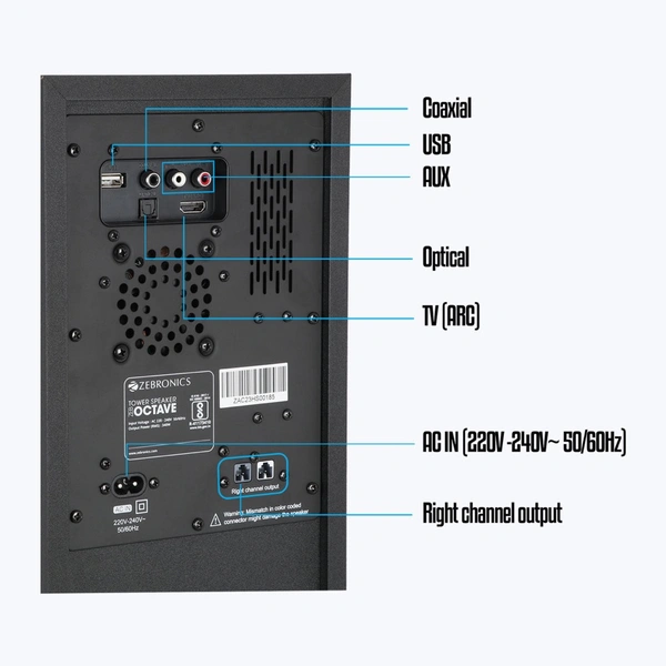 ZEBRONICS Zeb Octave - Black