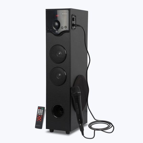 ZEBRONICS  Zeb BT 460 RUF (Wired Mic) - Black