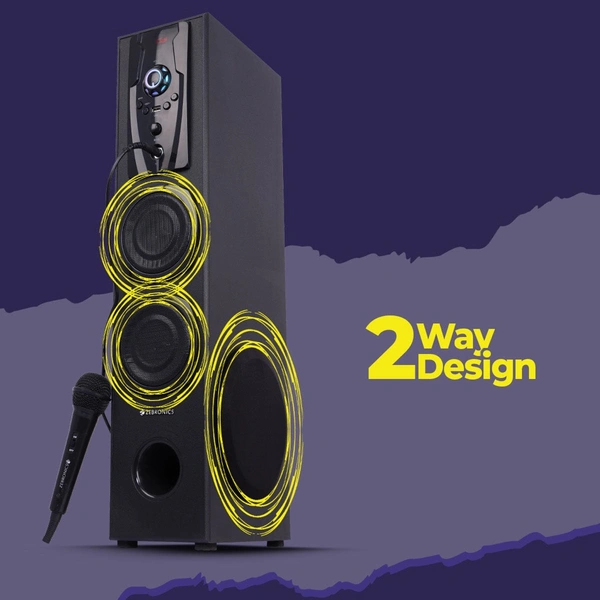 ZEBRONICS  Zeb Legend  - Black