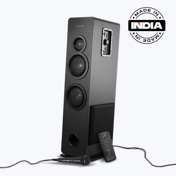 ZEBRONICS Zeb Legend Max  - Black