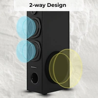 ZEBRONICS Zeb Legend Plus - Black