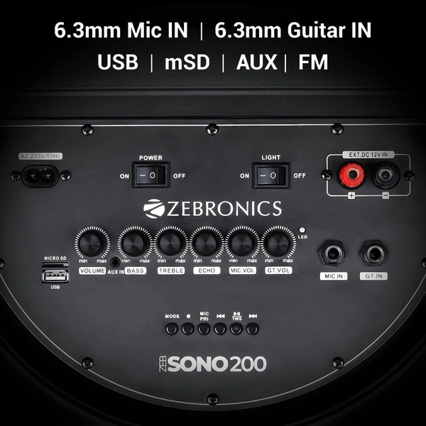 ZEBRONICS  Zeb Soon 200 - Black