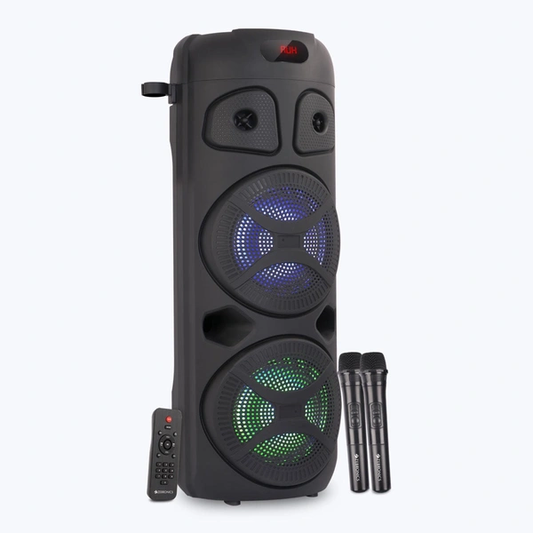 ZEBRONICS Zeb 451 Moving Monster 2X8L with dual mic  - Black