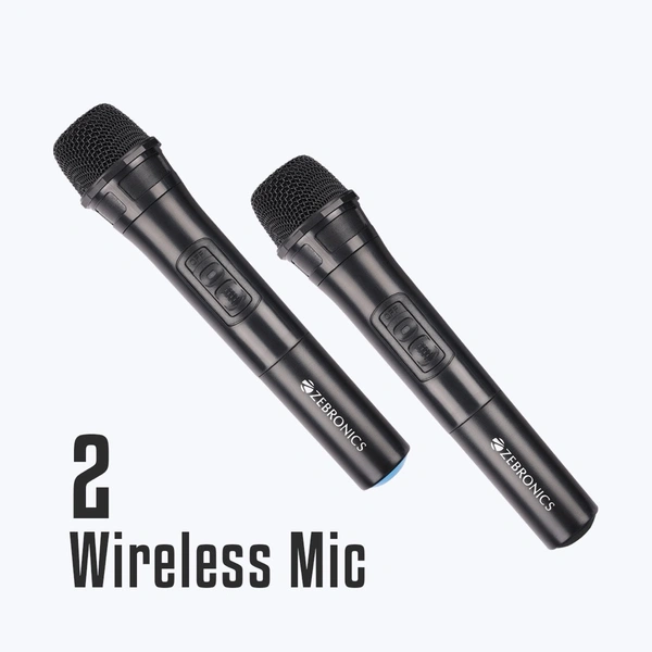 ZEBRONICS Zeb 451 Moving Monster 2X8L with dual mic  - Black