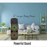 ZEBRONICS Zeb 451 Moving Monster 2X8L with dual mic  - Black