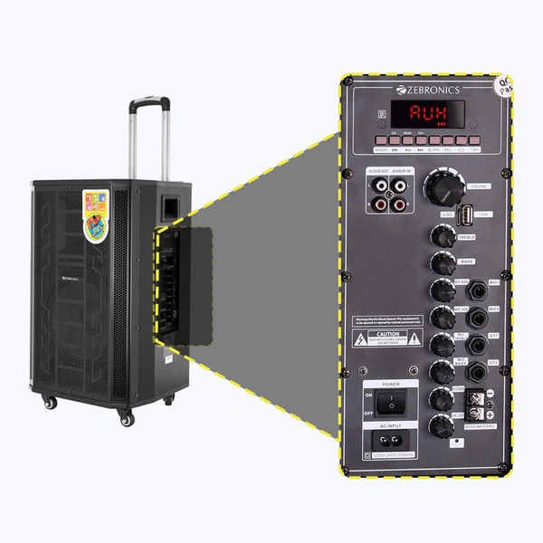 ZEBRONICS  Metal (Zeb Monster Pro 2X12L1) - Black