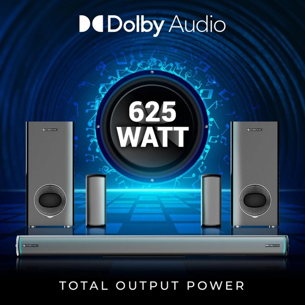 ZEBRONICS  Zeb Juke Bar 9550 Pro Dolby 5.2 - Black