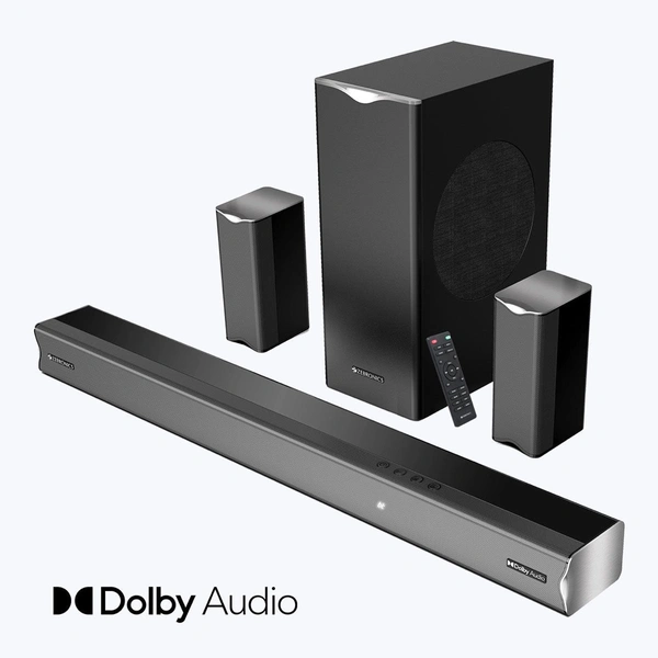 ZEBRONICS Zeb Juke Bar 9520 WS Pro Dolby 5.1 - Black