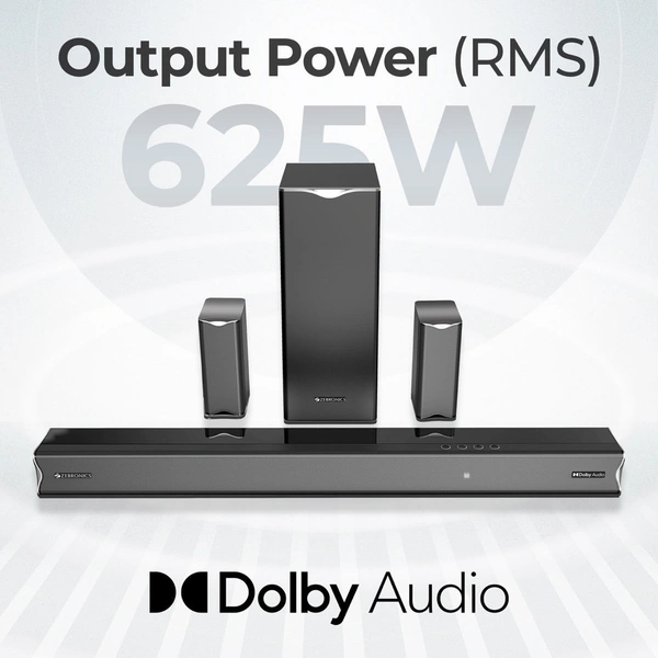 ZEBRONICS Zeb Juke Bar 9520 WS Pro Dolby 5.1 - Black
