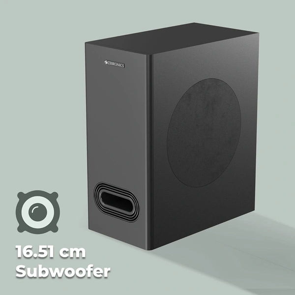 ZEBRONICS Zeb Juke Bar 9500 WS Pro Dolby 5.1 - Black