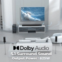 ZEBRONICS Zeb Juke Bar 9450 Pro Dolby 5.1 - Black