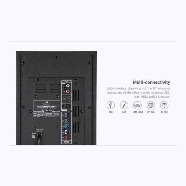 ZEBRONICS Zeb Juke Bar 9400 Pro Dolby 5.1 - Black