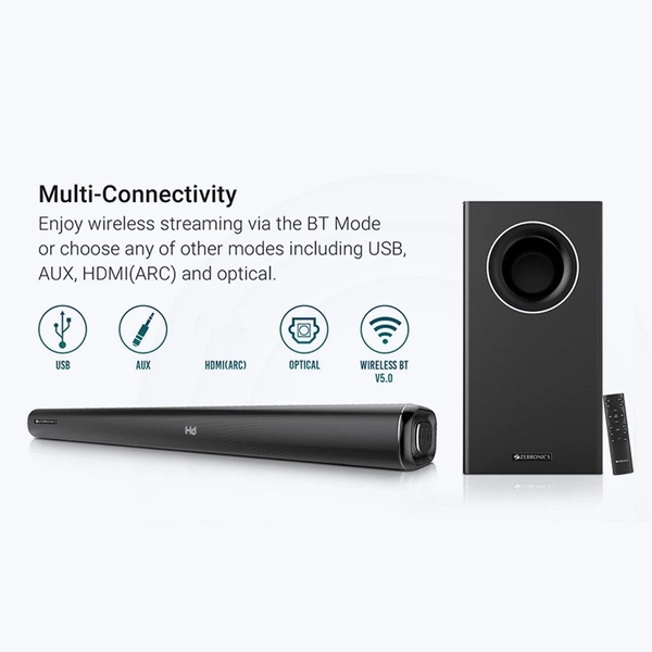ZEBRONICS Zeb Juke Bar 6000 DWS Pro - Black
