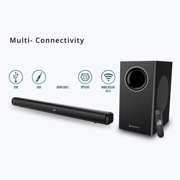 ZEBRONICS  Zeb Juke Bar 5000 Pro  - Black