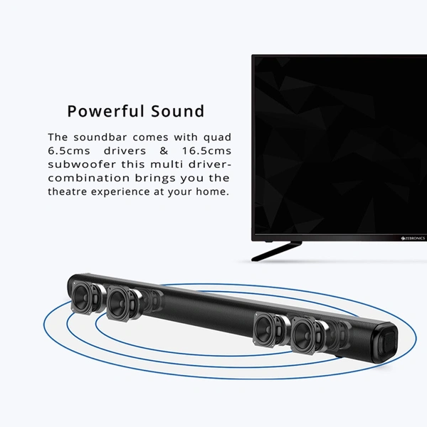 ZEBRONICS  Zeb Juke Bar 5000 Pro  - Black