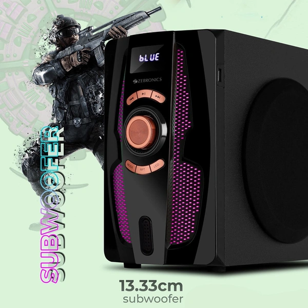 ZEBRONICS Zeb Basso 200 - Black