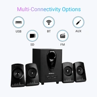 ZEBRONICS Zeb Feel 4 BT RUCF - Black