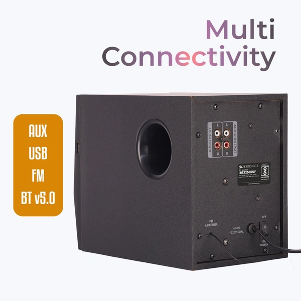 ZEBRONICS  Zeb BT 2250 RUF - Black