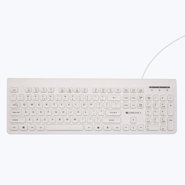 ZEBRONICS  Zeb K51 - White