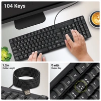 ZEBRONICS Zeb K65 - Black