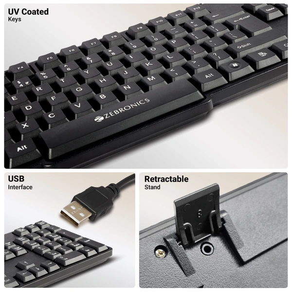 ZEBRONICS Zeb K65 - Black