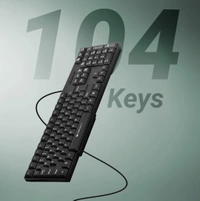 ZEBRONICS Zeb K20 - Black