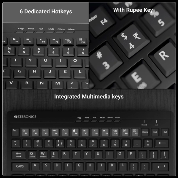 ZEBRONICS Zeb Keypad A1 - Black