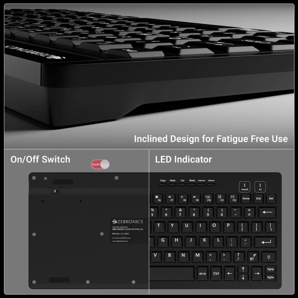 ZEBRONICS Zeb Keypad A1 - Black