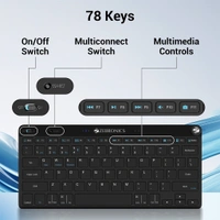 ZEBRONICS  Zeb Keypad X1  - Black