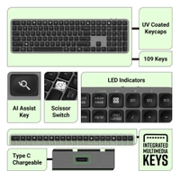 ZEBRONICS Zeb K5002MW - Black