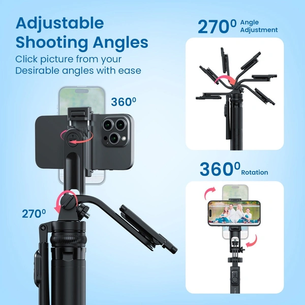 Protronics Lumistick 2 - Smart Selfie Stick 