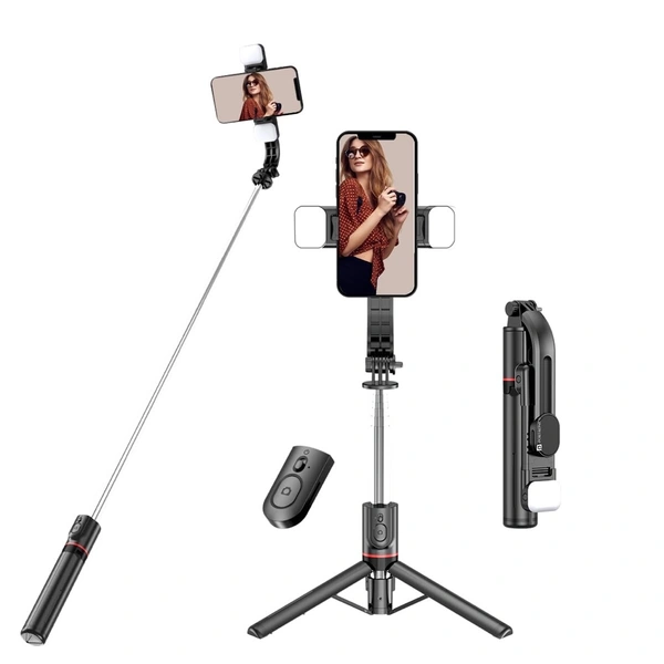 PROTRONICS Lumistick - Smart Selfie Stick - Black