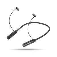 Ovista Bluetooth Neckband | 60H Playtime, Deep Bass & Sweat Resistant (casino) - Black