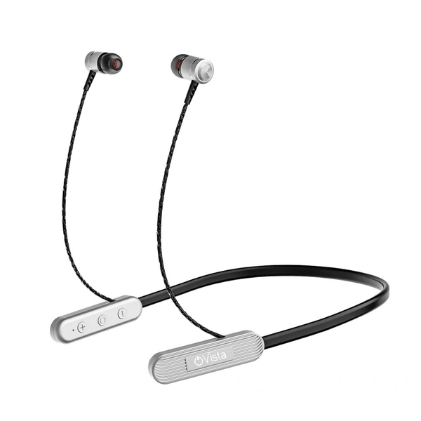 Ovista Wireless Neckband | 40H Playtime & Noise Cancellation (DD30) - Gray