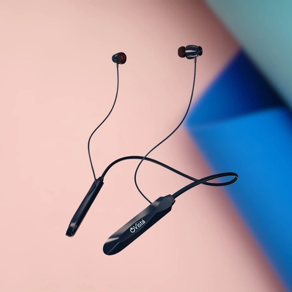 Ovista Wave Bluetooth Neckband | 50H Playtime, ENC & Mic (WAVE)