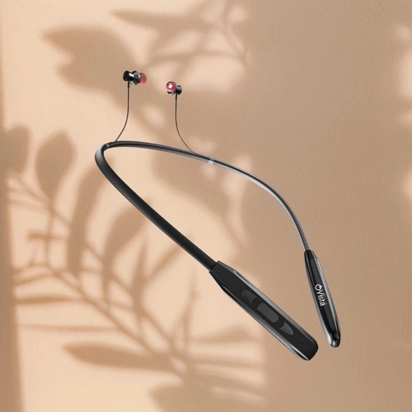 Ovista Melody Bluetooth Neckband | 50H Playtime, ENC Mic & Deep Bass 