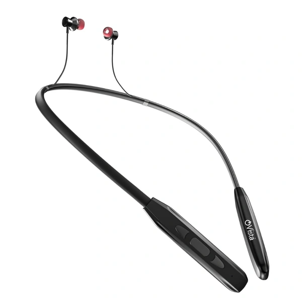 Ovista Melody Bluetooth Neckband | 50H Playtime, ENC Mic & Deep Bass 