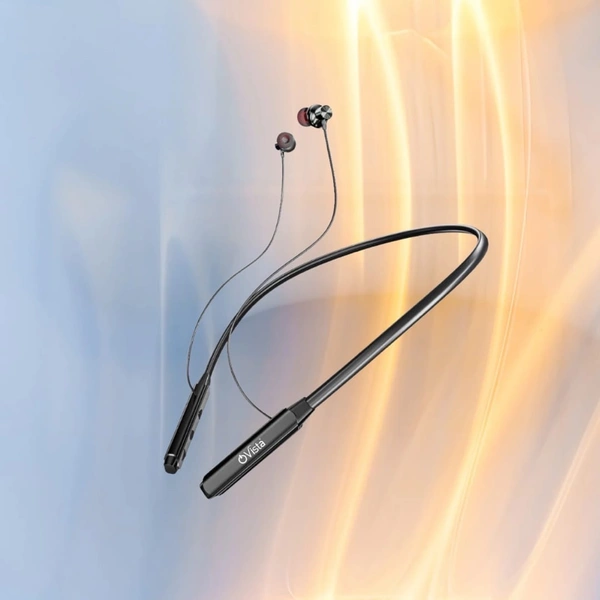 Ovista Rythem Bluetooth Neckband | 50H Playtime & ENC Mic