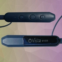 Ovista CRYSTAL Wireless Neckband | 60H Music Time | Type-C Fast Charging | HD Sound | Sports Fit
