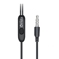 Ovista OV90 Wired Earphones with Mic | HD Sound & Deep Bass