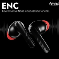 Ovista Wireless Earbuds – Super Bass, Noise Cancellation & 35H Playtime, (Spider) 