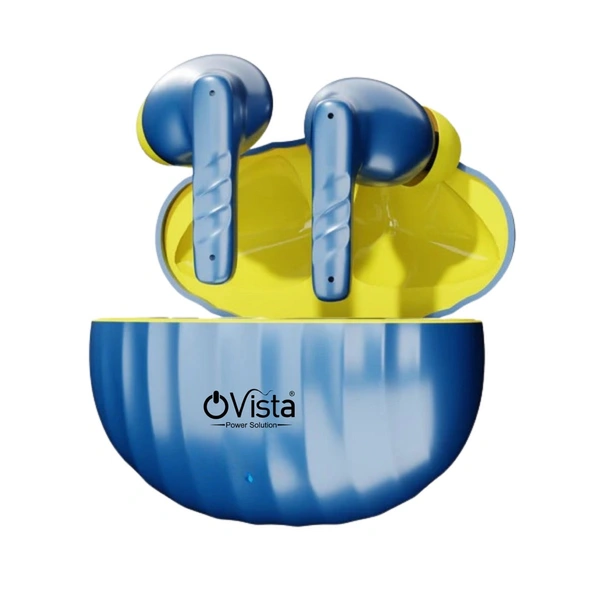 Ovista Wireless Earbuds – Super Bass, Noise Cancellation & 35H Playtime, (Spider) 