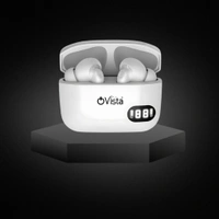 Ovista True Wireless Earbuds | 35H Playtime, High Bass, Noise Cancellation (PARIS)