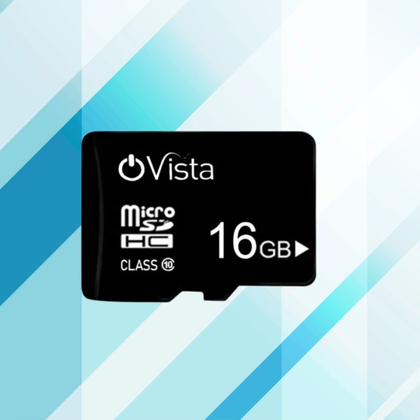 Ovista 16GB MicroSD Card – Class 10, 100MB/s, A1 Rated 